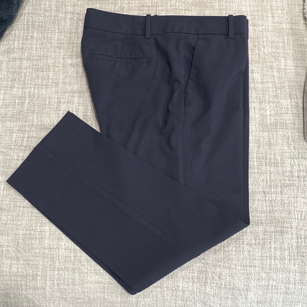 Size 12 Petite Navy Ann Taylor Slacks